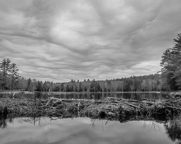 Beaver Dam and Clouds