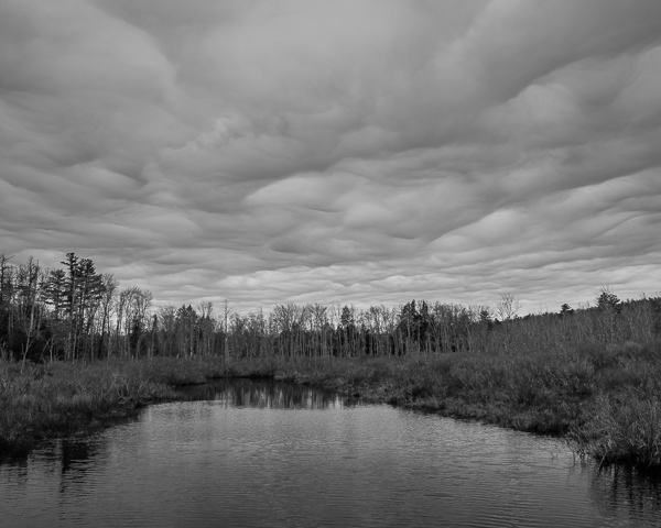 Moose Brook and Clouds