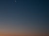 Sunrise with Crescent Moon (Hog Island, ME) 